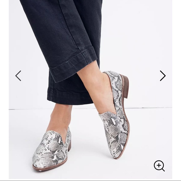 Madewell Shoes - Madewell The Frances Loafer in Stamped Snake